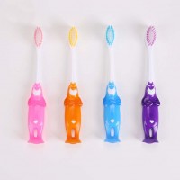 Best selling cute animal personal care gum children toothbrush for kids